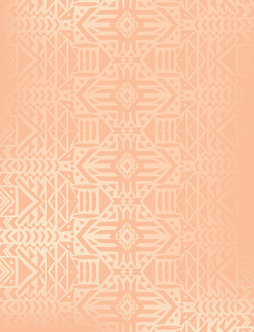 Aztec tribal mexican seamless pattern. Hipster boho chic background with gradient mesh