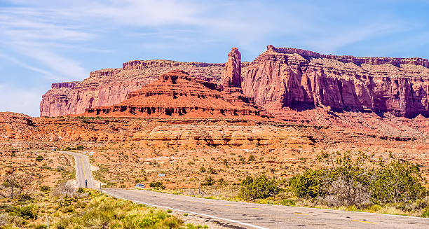 istock descending into Monument Valley at Utah  Arizona border 474456722