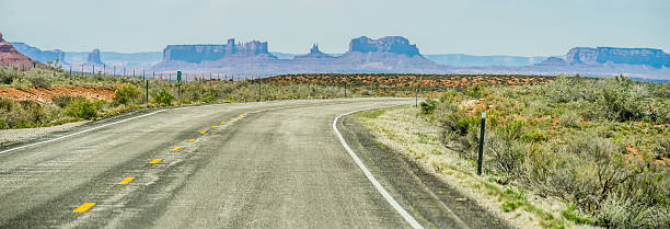 istock descending into Monument Valley at Utah  Arizona border 474456742