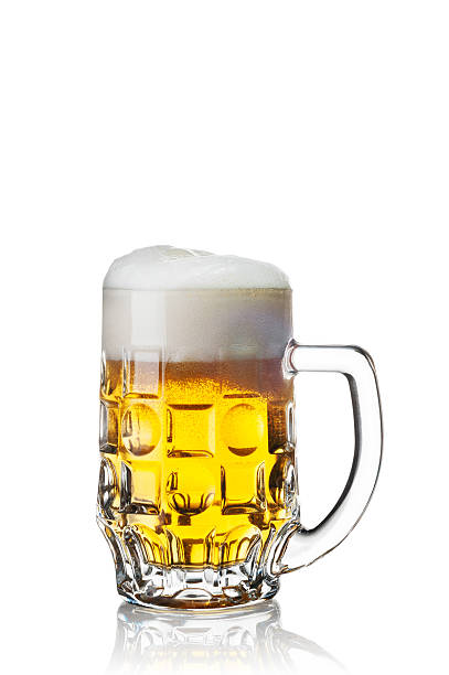 Bicchiere di birra - foto stock