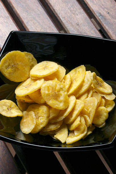 istock Banana Chips  Wafers made from raw Bananas 474460037