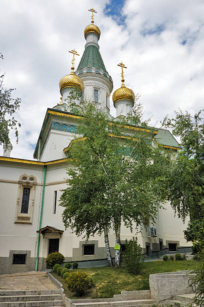 istock Spring Landscape of Russian Church 474461950