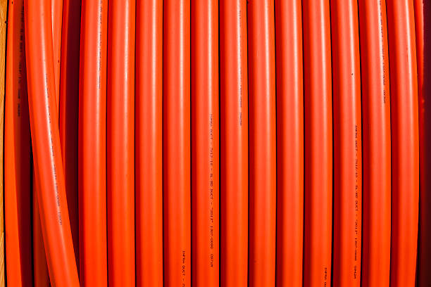 istock Abstract Orange Tubing 474464059