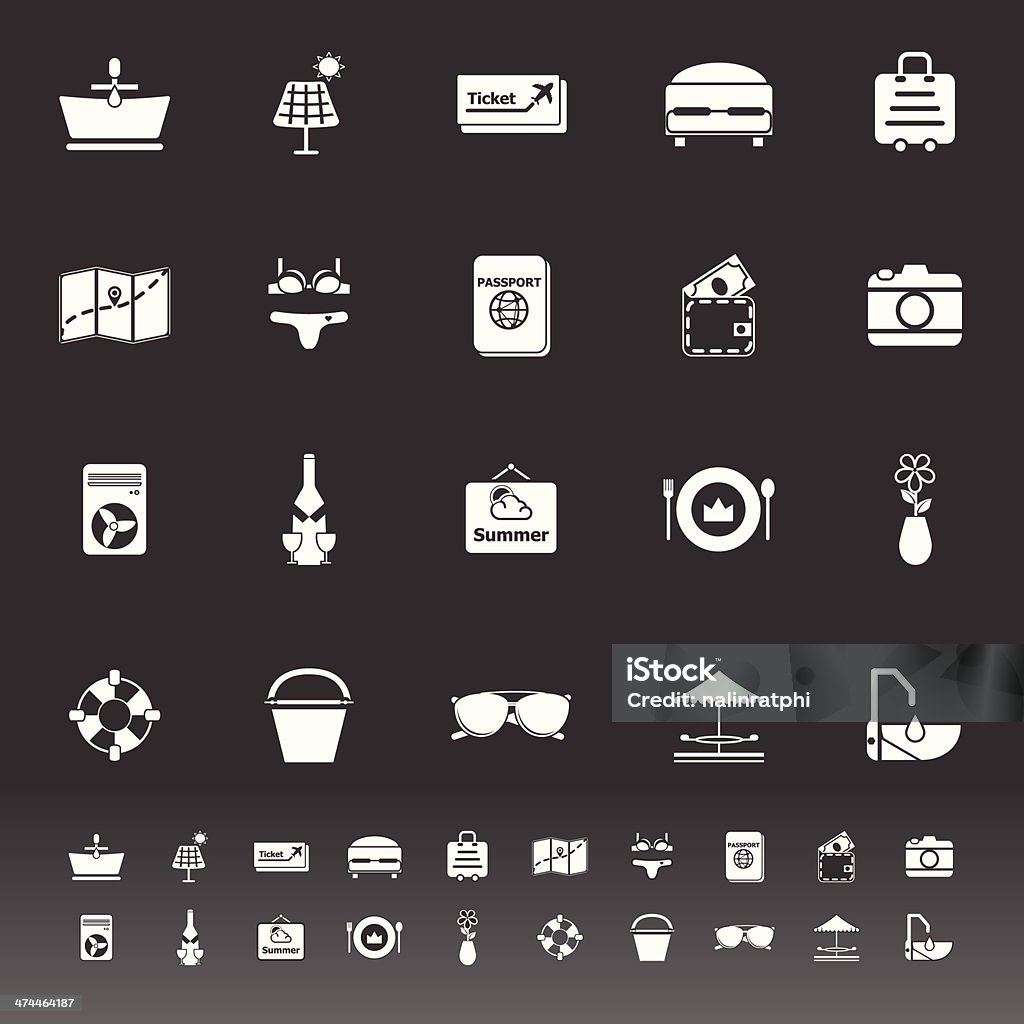 Letní ikony na šedém pozadí - Bez autorských poplatků Aktivita vektorové obrázky Letní ikony na šedém pozadí - Bez autorských poplatků Aktivita vektorové obrázky