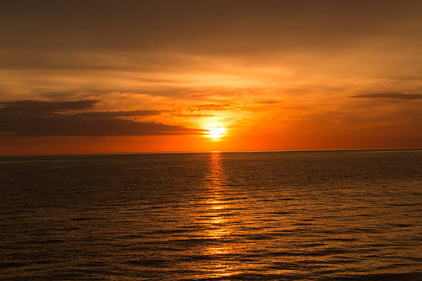 istock Beautiful sunset above the sea. 474464580