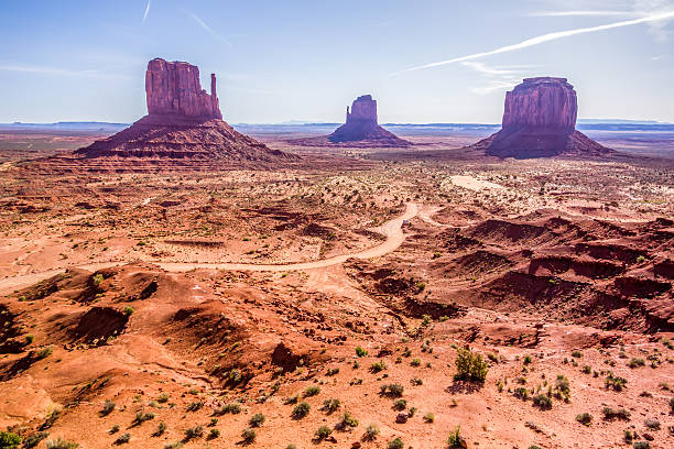 Monument valley under the blue sky Monument valley under the blue sky kayenta photos stock pictures, royalty-free photos & images