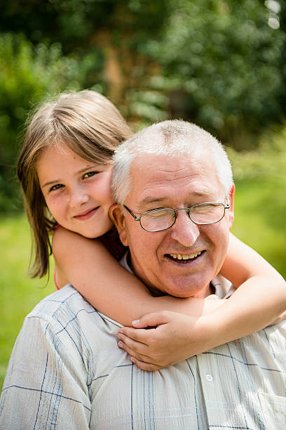 istock Happy grandfather with grandchild 474465243