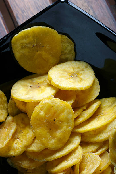 istock Banana Chips  Wafers made from raw Bananas 474466193