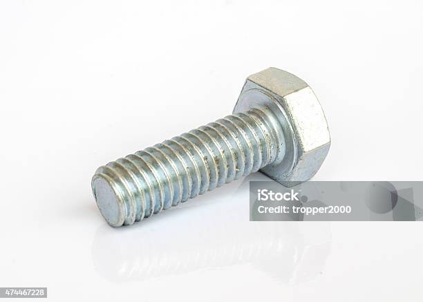 Bolt Stock Photo - Download Image Now - 2015, Bolt - Fastener, Close-up