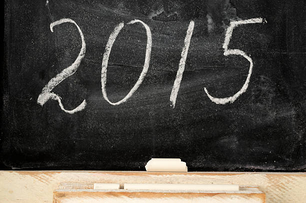 istock slate blackboard with the inscription 2015 474467465