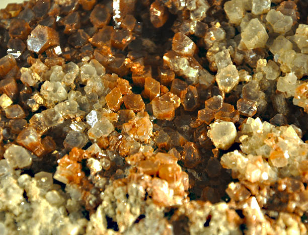 istock Brown Shiny Rock Mineral 474467571