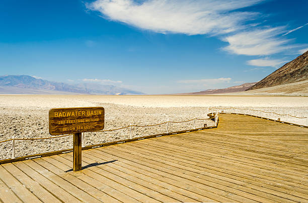 istock Badwater Basin, the lowest elevation point in USA, Death Valley 474469278