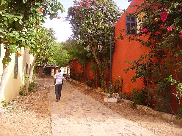 istock Street in Goree Island 474469972