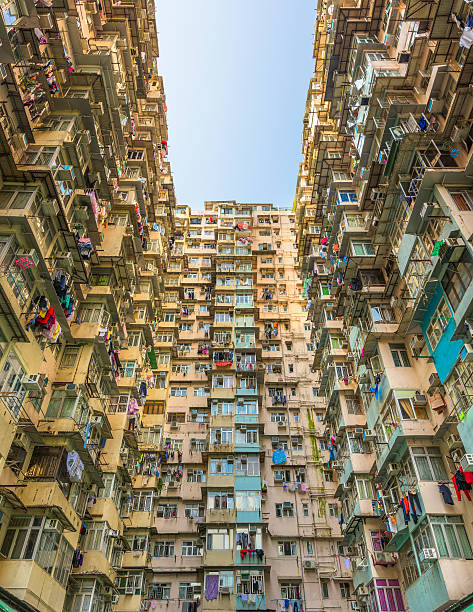 istock Old apartment in Hong Kong 474470560