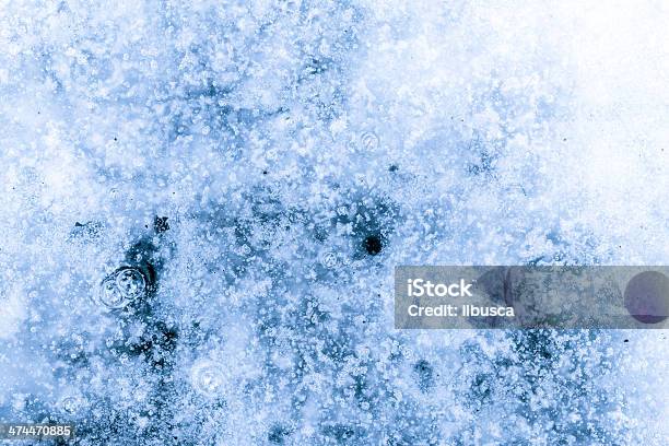 Ice And Snow Texture Stock Photo - Download Image Now - Backgrounds, Blue, Bubble