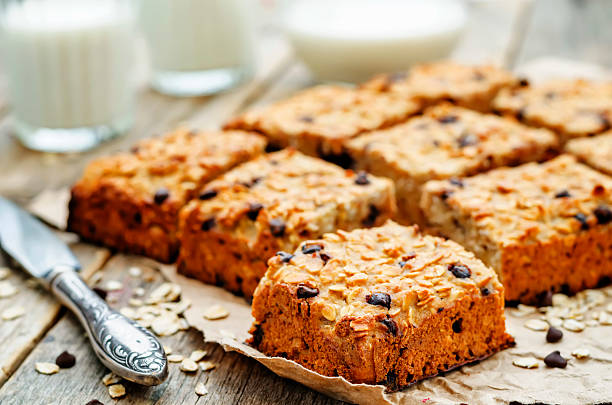istock pumpkin cinnamon chip oatmeal bars 474471270