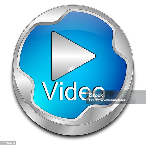Googlevideo Play Button Play Video Button Stock Illustration - Download Image Now - 2015 ...