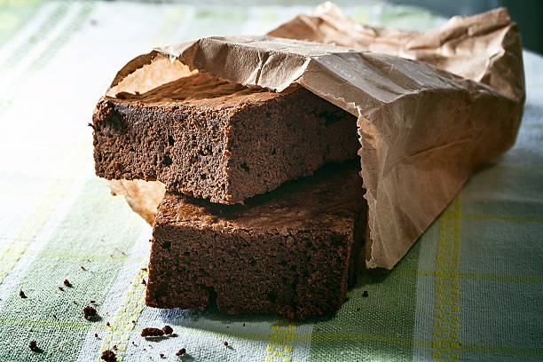 istock Two slice of Brownies 474476388