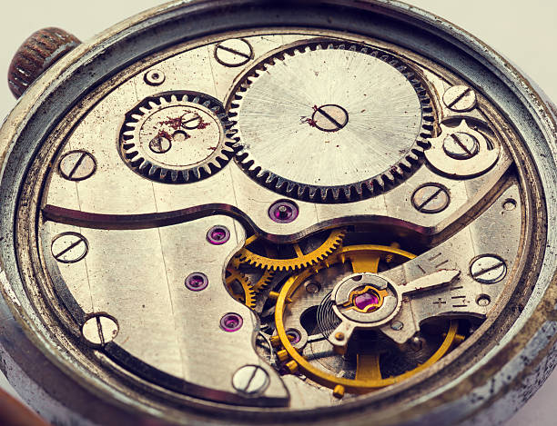 istock Vintage Watch Machinery Macro Detail 474477954