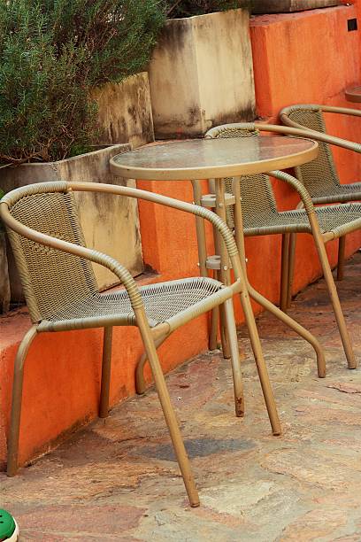 istock chairs in the park at the zoo 474478200
