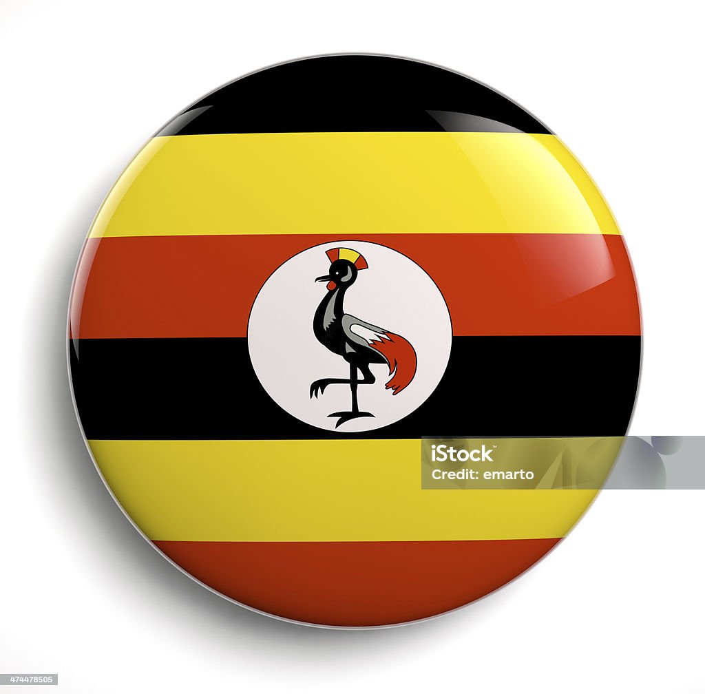 Bandeira de Uganda - Foto de stock de Bandeira royalty-free