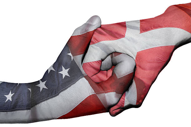 istock Handshake between United States and Denmark 474479301