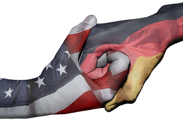 istock Handshake between United States and Germany 474479391