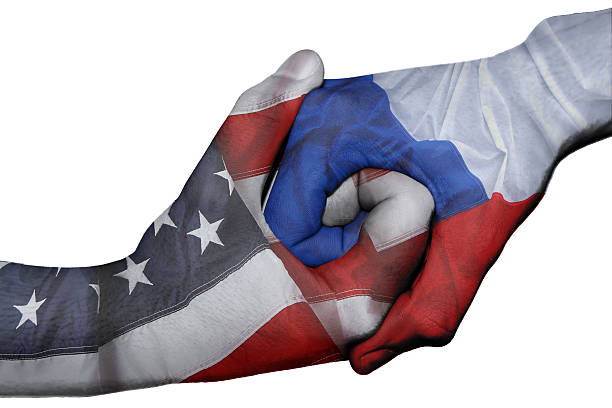 istock Handshake between United States and Czech Republic 474479545