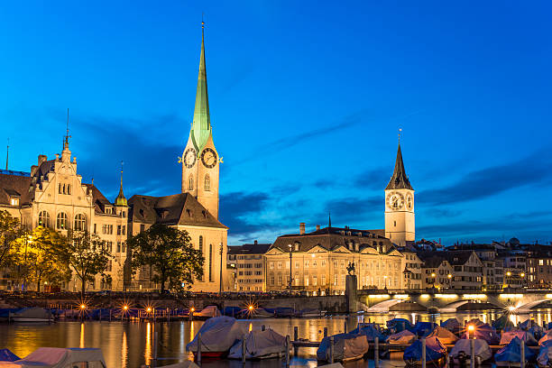 istock Zurich Skyline and River Limmat in the Evening 474481119