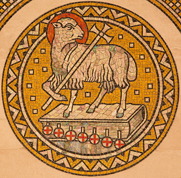 istock Jerusalem - The lamb of God mosaic 474484160
