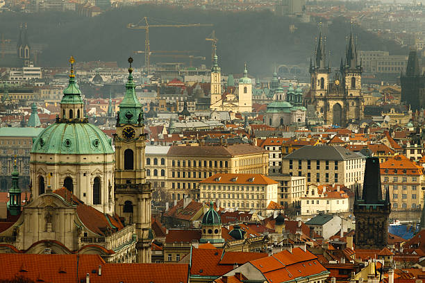 Prague - City of a Hundred Spires stock photo