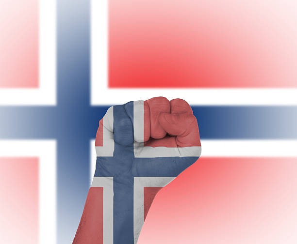 istock Fist wrapped in the flag of Norway 474485251