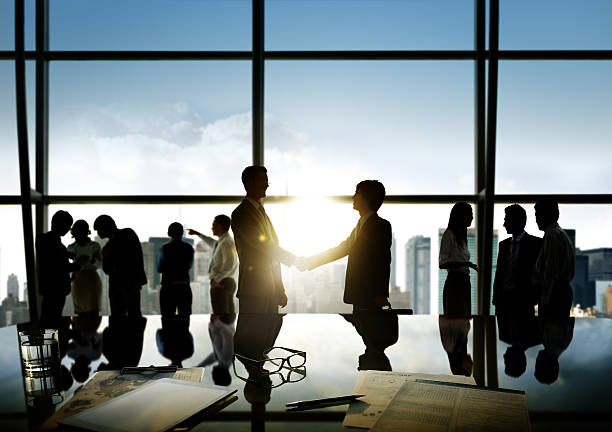 istock Group of business people discussing in the office 474486151