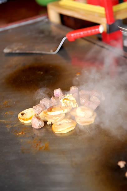 istock Delicious beef steak, hot barbecue 474486991