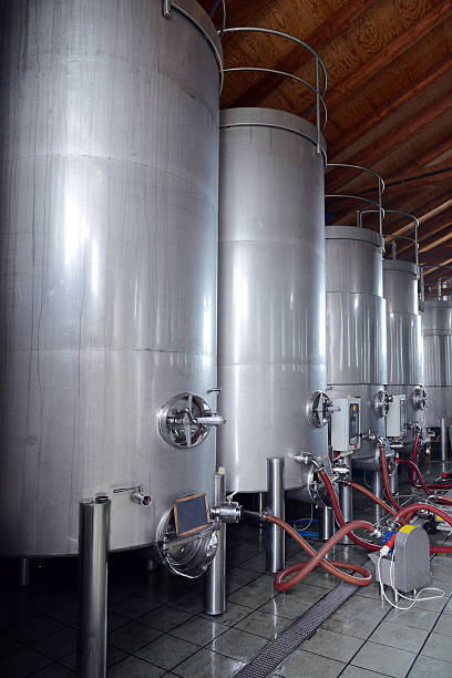 istock Stainless steel wine vats 474487513