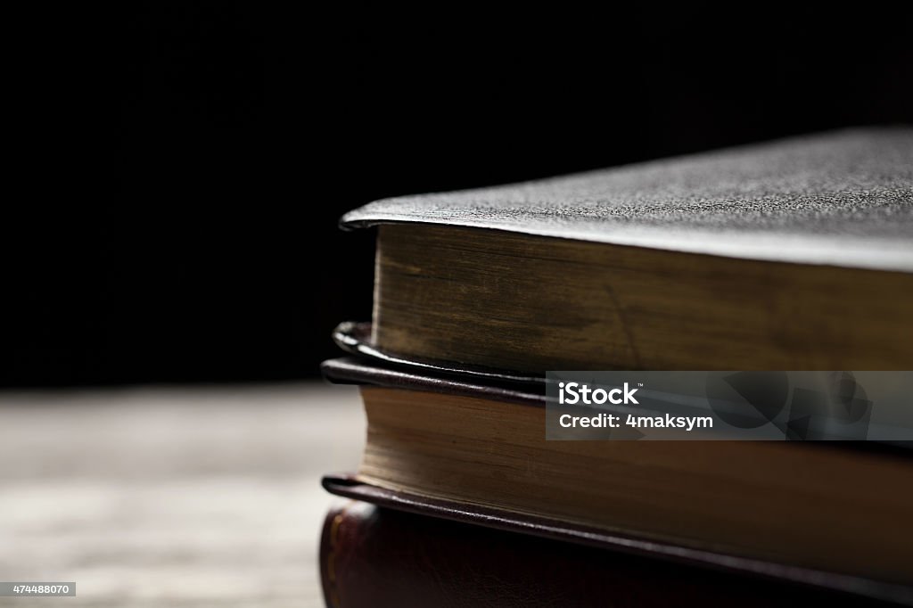 books books in the dark room 2015 Stock Photo