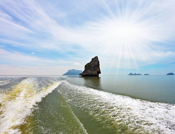 istock The photoraffia is made from quickly floating powerboat 474488431