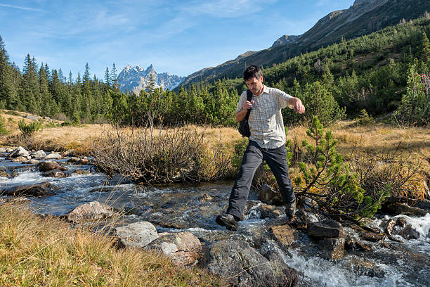istock man hiking in the mountains 474493647
