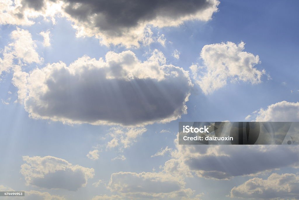 Nuvens - Royalty-free Abaixo Foto de stock