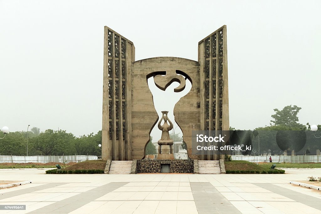 Independence Monument, Togo National Independence Monument in Lomé, Togo.Lomé is the capital and largest city of Togo. Located on the Gulf of Guinea. Togo Stock Photo