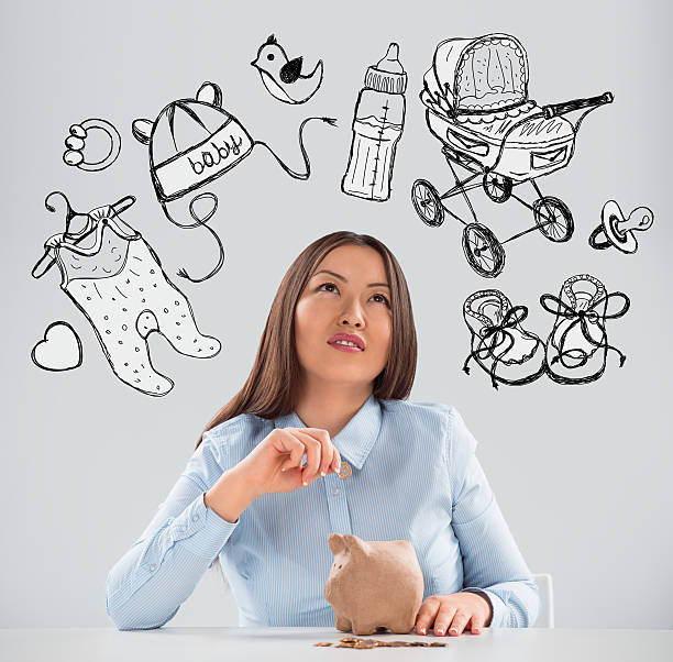 istock Business woman thinking pregnancy plans 474496022