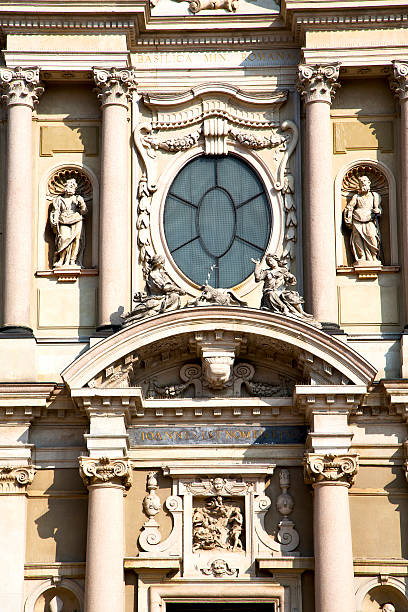 istock rose window  italy  lombardy     in  the busto arsizio  old    a 474497400