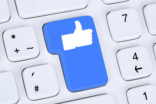 istock Like button icon symbol thumb up social media network internet 474499924