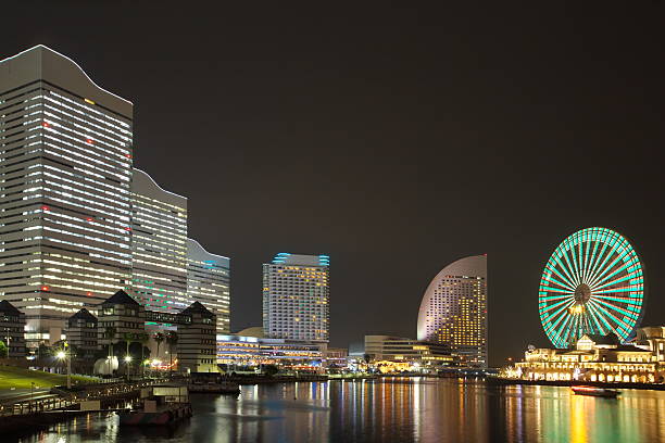 istock Yokohama skyline  minato mirai area at night view 474501049