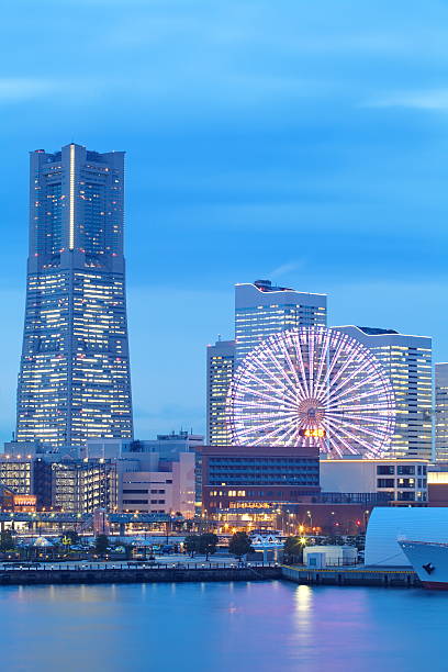 istock Yokohama skyline minato mirai area at night view 474501101