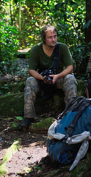 istock The photographer in the jungle 474501785