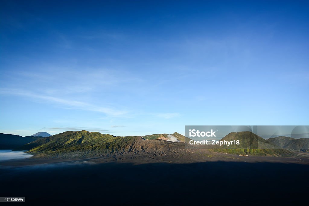 bromo tengger semeru national park Volcanic landscape of bromo tengger semeru national park on Java island, Indonesia 2015 Stock Photo