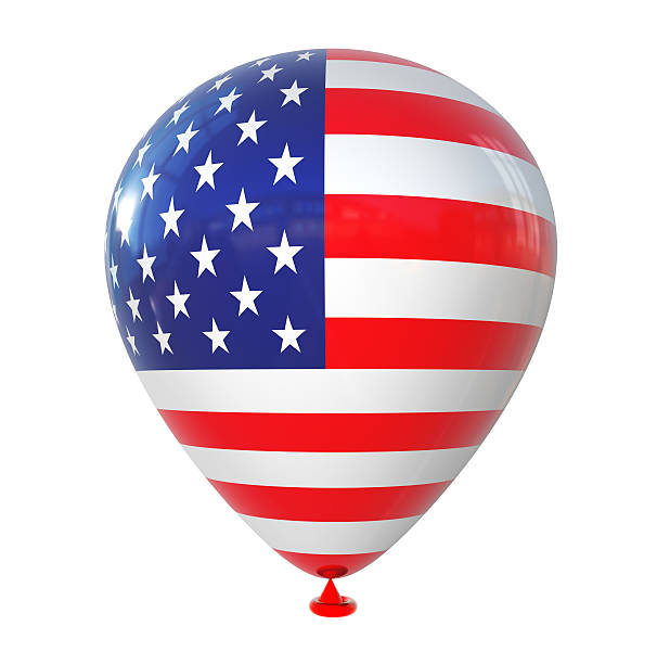 istock USA Flag on Balloon 474511205