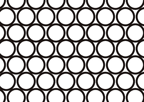 Abstract background of metal hollow tubes