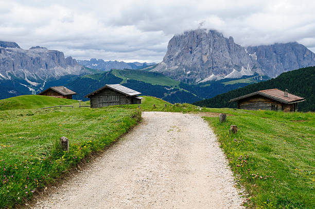 istock Alpine landscape in Val Gardena, Italy 474512377
